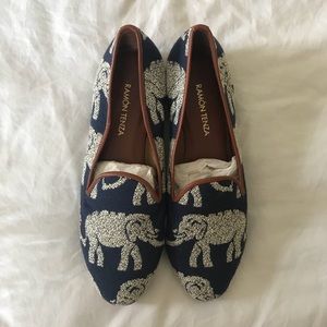 Ramon Tenza blue elephant shoes